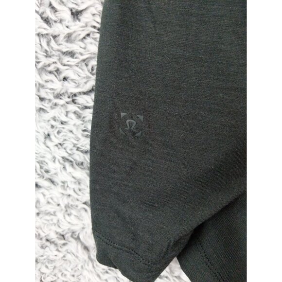 LULULEMON Evolution Short-Sleeve Polo Slim Fit SZ XL Black Sweat-wicking Golf - Picture 9 of 9